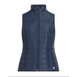 Barbour Navy Blue Shillhope Gillet Quilted Vest 4